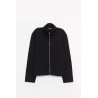 OUR LEGACY BLACK ATHLETIC SHRUNKEN FULLZIP JACKET